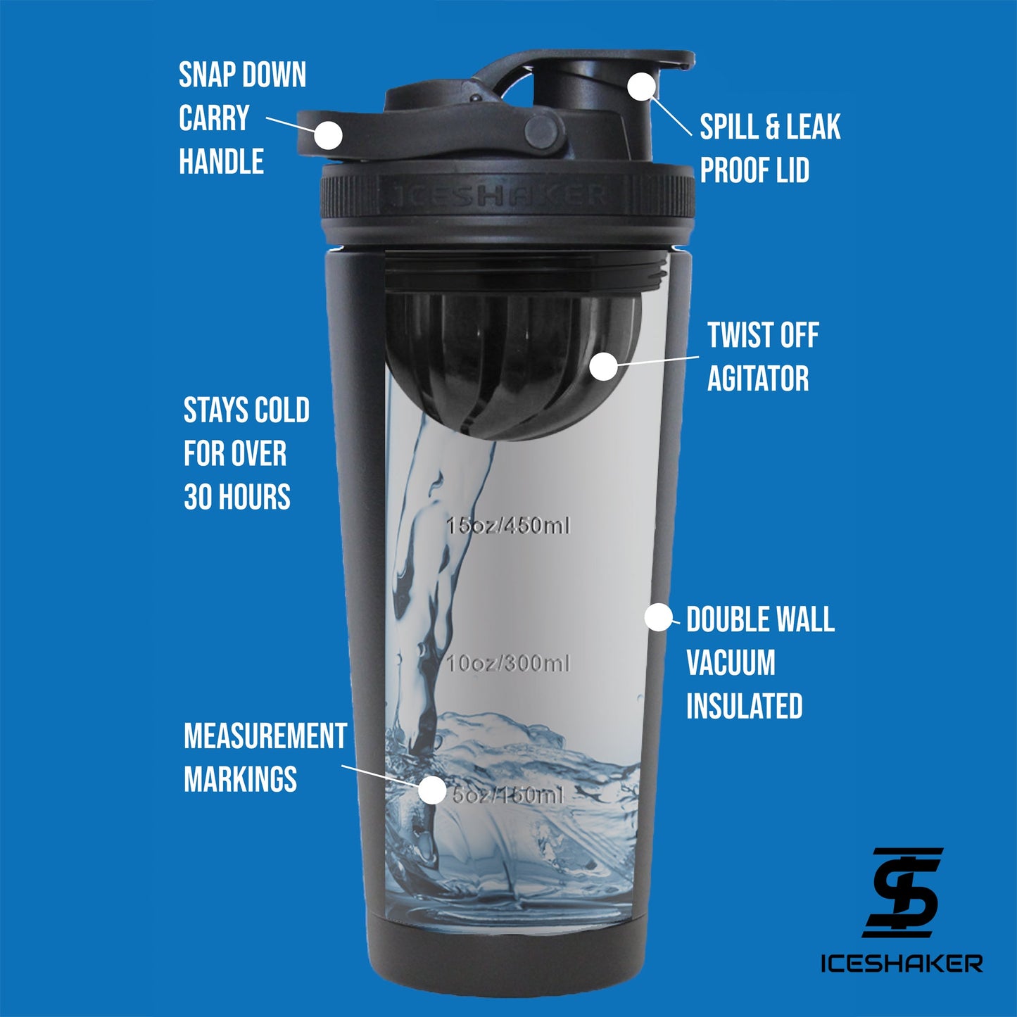 Ice Shaker - 26 oz