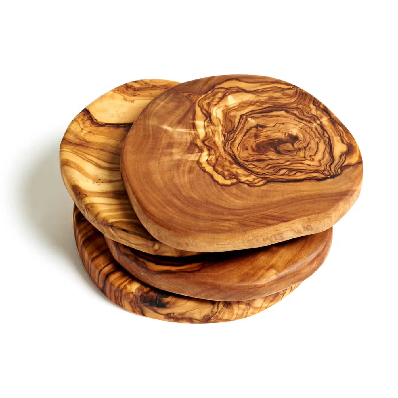 Personalized Olive Wood Coasters